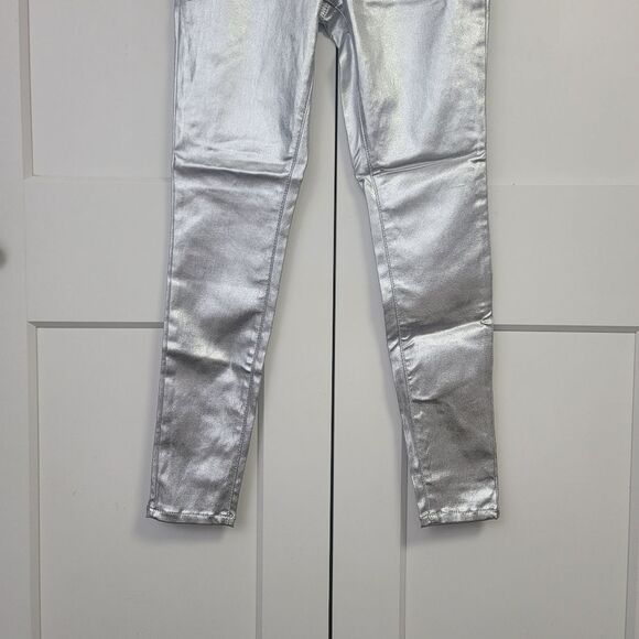 Ymi womens high rise metallic skinny jeans, small - Picture 8 of 10